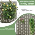 thumbnail image 6 of MAYEERTY 72×47" Outdoor Gray Olive Metal Privacy Panel Screen for Backyard & Garden, Geometric Square Pattern, 6 of 10