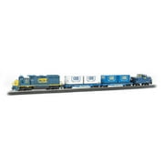 Bachmann Trains HO Scale Coastliner جاهز لتشغيل مجموعة القطار الكهربائي
