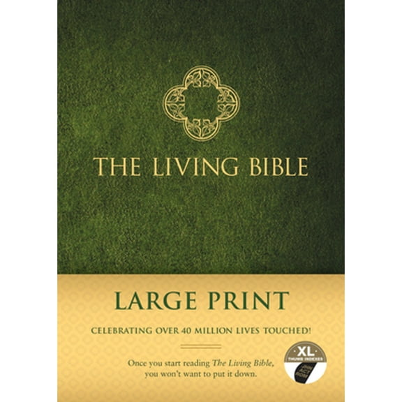 Pre-Owned Living Bible-TLB-Large Print (Hardcover) by Tyndale (Creator)
