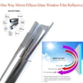 thumbnail image 1 of Home Tinting Window Film Privacy One Way Mirror Tint Solar UV Heat Reflective, 1 of 4