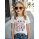 thumbnail image 1 of Girl's Back To School Pattern T-Shirt, Back To School Goose Pattern Girl T-Shirt, Soft and Comfortable Girl's Casual Top, Cute and interesting Pattern T-Shirt, Back To School, 1 of 6