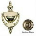thumbnail image 2 of BRASS Accents A07-K5520-609 Traditional Door Knocker 8 in. Antique Brass, 2 of 2