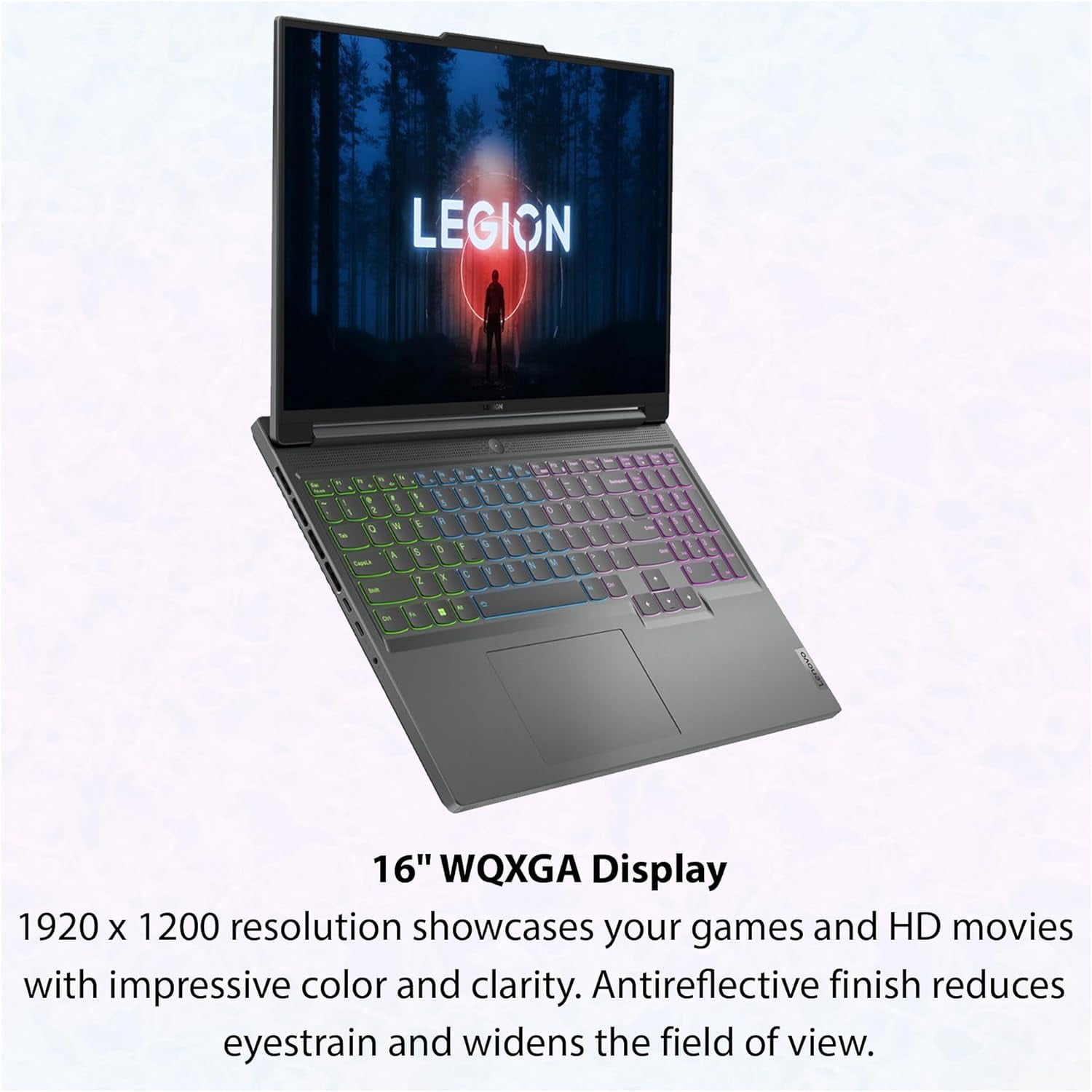 Lenovo Legion Slim 5 Gaming Laptop, 16'' Display, Ryzen 5, 16GB