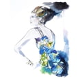 thumbnail image 3 of Rideout, Schuyler 15x18 Black Modern Framed Museum Art Print Titled - Flower Dress, 3 of 5