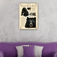 thumbnail image 4 of Black Bear Wall Art Knowledge Poster Educational Wall Art Vintage Prints Black Bear Infographic Poster Room Vertical Home Decor Painting Canvas Unframed 24×36 in, 4 of 5