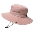 thumbnail image 2 of Nnhblu Bucket Hat Savings Clearance Womens Hats Adult Women Solid Sunshade Hat Fisherman's Hat Basin Hat Outdoor Bucket Hat Pink, 2 of 2