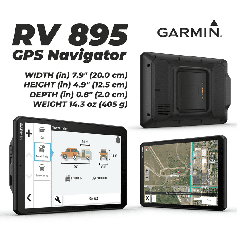 Garmin RV 895  RV GPS Navigator