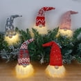 thumbnail image 4 of Paquete de 5 gnomos navideños con luz LED, regalos de cumpleaños para baby shower para niñas, 4 of 5