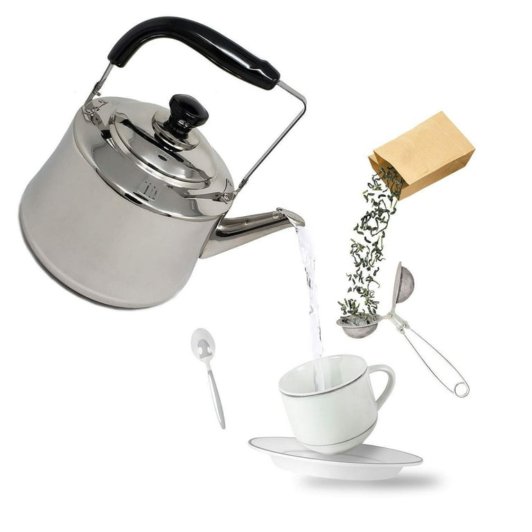 Stainless Steel Stovetop Tea Kettle Teapot Induction Compatible