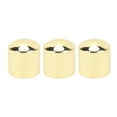 thumbnail image 3 of 3 Pcs Electric Guitar Knob Exquisite Appearance Sturdy Metal Universal Guitar Potentiometer Replacement Knob, 3 of 8