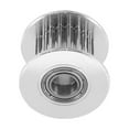 thumbnail image 5 of Uxcell 20T 5mm Bore 2mm Pitch Aluminum Timing Belt Pulley with Dual Ball Bearing, 5 of 6