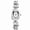 Silver, variant on Women's Vintage Irregular Watch: Asymmetrical Detachable Alloy Band French Retro Silhouette Case Bracelet Wristwatch for Lady