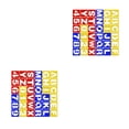 thumbnail image 1 of Injueey Plantillas de letras del alfabeto de plástico para niños suministros de aprendizaje reutilizables diseño ahuecado duradero DIY Type3 NO3, 1 of 6