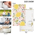 thumbnail image 3 of GZHJMY Lemon Cotton Towels Set 2 Pcs Absorbent Hand Towel Face Towels Kitchen Towels Bath Towels for Bathroom Laundry Room Kitchen 16 x 28 Inches, 3 of 7