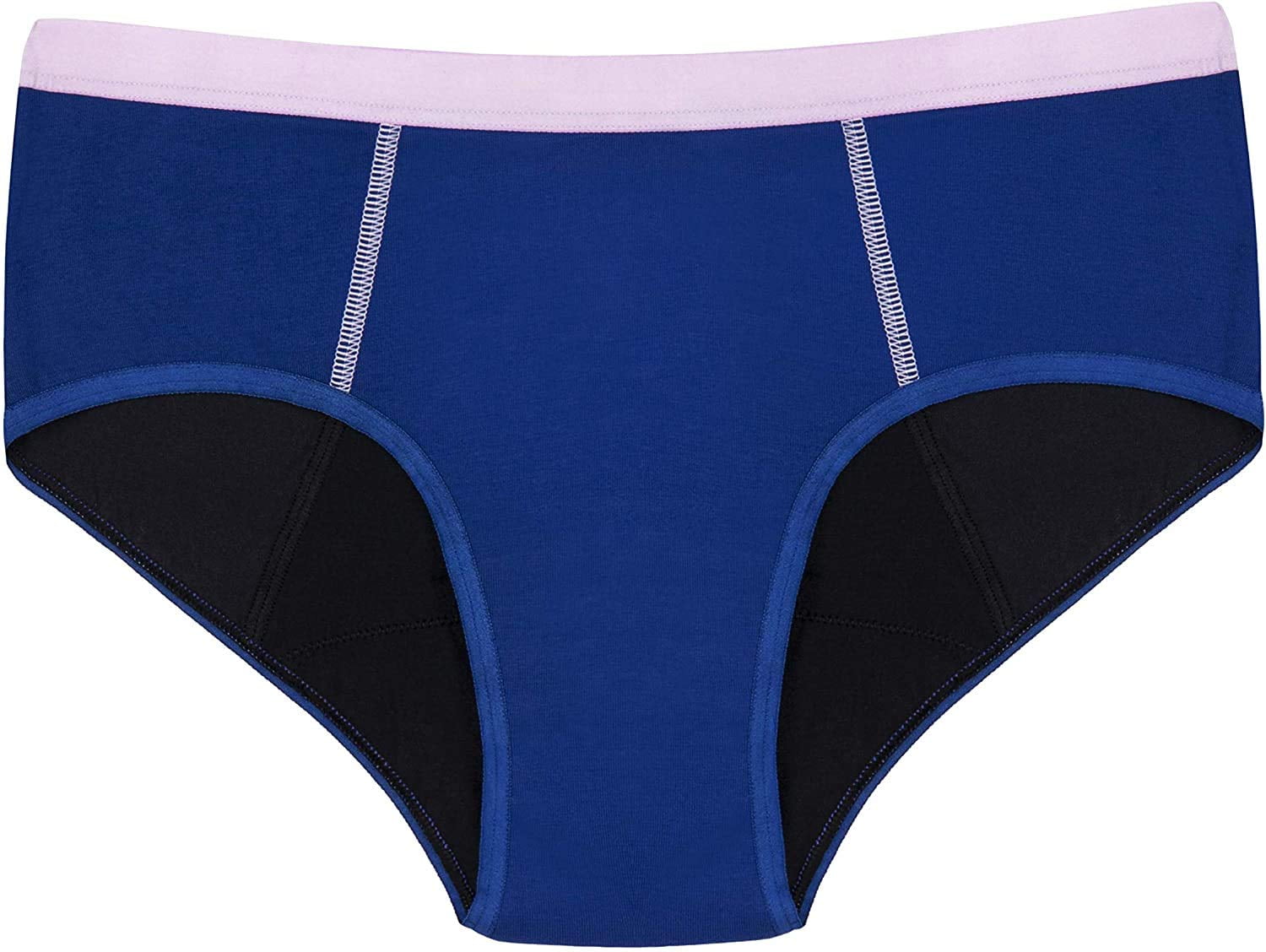 Thinx BTWN) Teen Period Underwear - Brief Panties Blue, 13/14