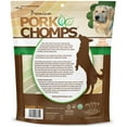 thumbnail image 3 of Pork Chomps Premium Rawhide-Free Baked Pork Chipz Dog Chews, 3 inch, 12 oz Bag, 3 of 8