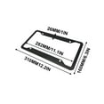 thumbnail image 3 of Tgbvmt Metal License Frame, Stainless Steel Car License Plate Frame for Front and Rear, Sleek Exterior Accessories for Men and Women, Easy Installation, Ideal Gift for Car Lovers, 3 of 5