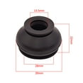 thumbnail image 4 of 2X High Quality Rubber Dust Cover And Ball Joint Boots Track Rod End, 4 of 9