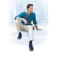 thumbnail image 2 of Sigvaris Well Being 192 Zurich Collection Men's All-Season Wool Socks - 15-20 mm   Brown C, 2 of 2