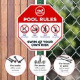 thumbnail image 4 of Pool Rules Sign, Pool Sign,, 4 of 8