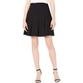 thumbnail image 1 of Falda plisada sólida Anne Klein Negro 16, 1 of 1