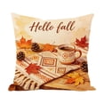 thumbnail image 2 of Halloween Sale Clearance!Fall Decor, Thanksgiving And Fall Pillow Covers 18x18 Inch Fall Pumpkin Maple Leaf Throw Pillowcase Case For Thanksgiving Pillow Rural Couch Sofa Bed Indoor Outdoor Decor, 2 of 6