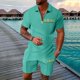 thumbnail image 2 of WILLBEST Pantalones Cortos Deportivos para Hombre, para Nadar, Playa, Informales, para Caminar Al Aire Libre, Pierna Recta, Largo Medio, con Diseño de Estampado de Mascota, 2 of 4