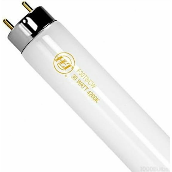 (Case of 30) F30T8CW - 3 ft. - 30 Watt - T8 Linear Fluorescent Tube - 4200K - Halco 9225