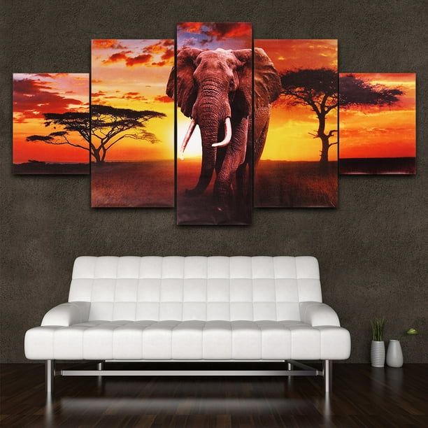On Clearance My. Way 5 Pcs Frameless Canvas Prints Pictures, Morden