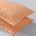thumbnail image 4 of Porch & Den  Manor Embroidered Pillow Sham (Set of 2) Peach Fuzz 20 x 36 +2, 4 of 5