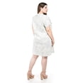 thumbnail image 3 of Vestido Camisero de Lino Roman Fashion Tallas Extras 006 Estampado Azul Claro Talla 38, 3 of 5