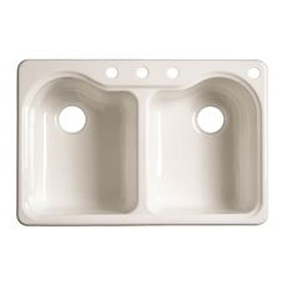Kohler Hartland TopMount Kitchen Sink With Four Faucet Holes, 33 In. X