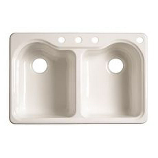 Kohler Hartland TopMount Kitchen Sink With Four Faucet Holes, 33 In. X