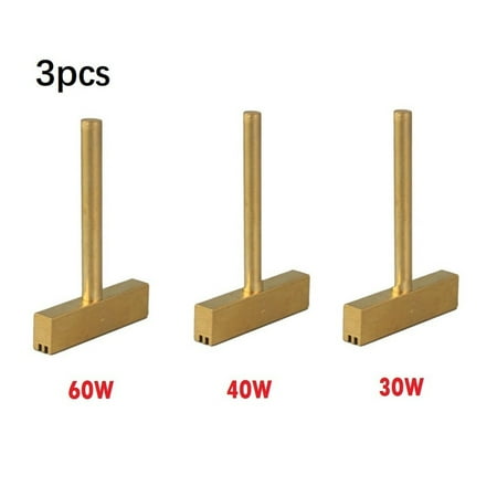 

3pcs 30W/40W/60W T Soldering Iron Tip with free Hot Press for LCD Screen Repair