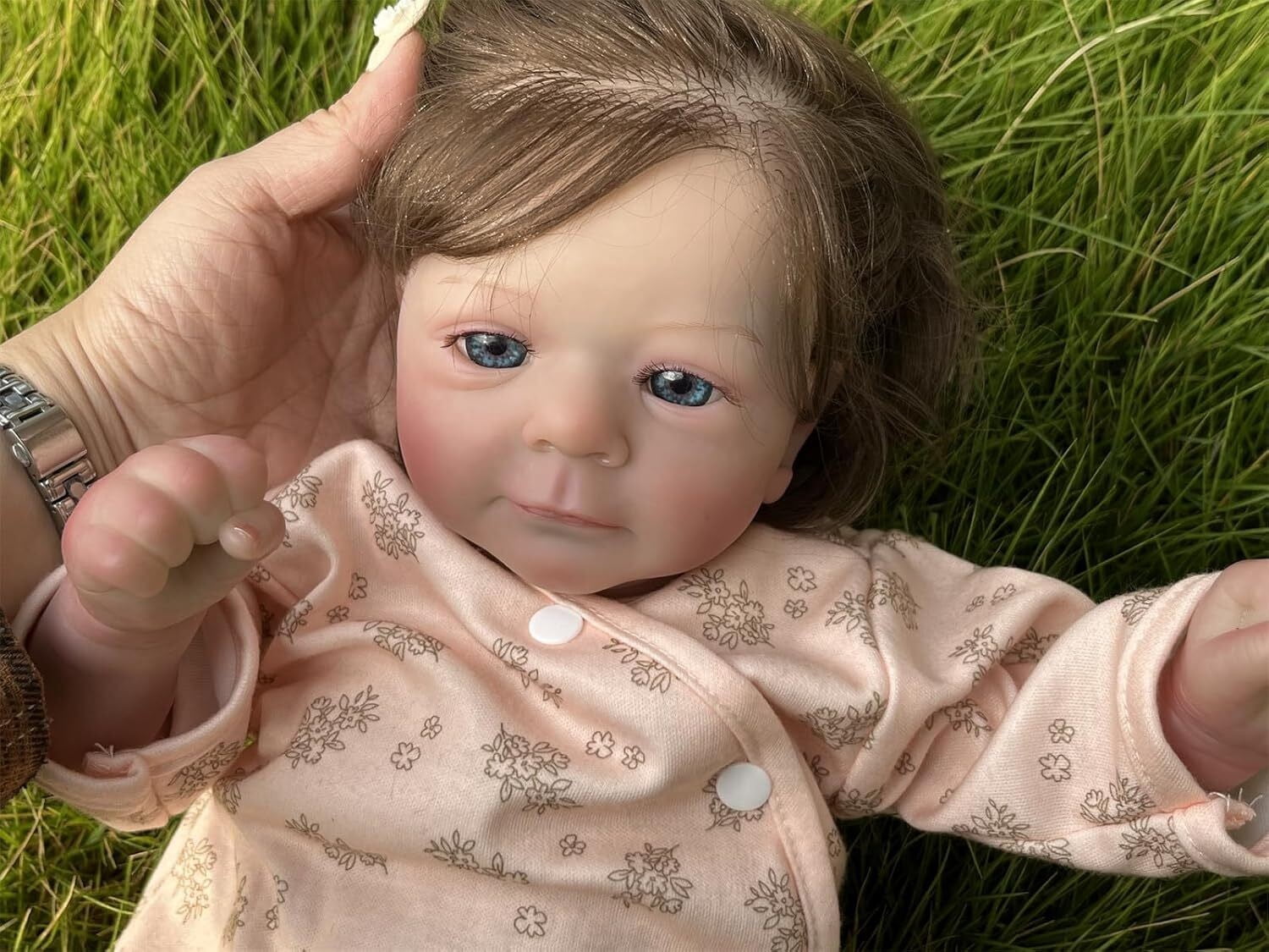 Lifelike Reborn Baby Dolls -19 inch Realistic Newborn Baby Dolls, Soft Cloth Body Baby Dolls with Accessories Birthday Gift for Kids Age 3 +