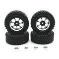 thumbnail image 1 of maskred Durable Wheel Rims Tyre For 1/12 MN MN128 OFF-Road RC Car Accessories RC Hop-ups Black, 1 of 6
