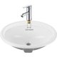 thumbnail image 3 of White Bathroom Sink Faucet, High-Quality Hot and Cold Water Tap, Compatible with 32mm to 42mm Inner Diameter, 3 of 5