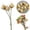 B, variant on Artificial Thistle Flowers, 1 Bundles Flowers Stems Thistle Stems Spray for Wedding Bouquet, Centerpiece, Wreath and Home Decor