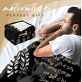 thumbnail image 2 of LHSHID Personalized Stepped Up Dad Blanket Happy Father's Day Blanket Meaninqful Family Quote Custom Name Stepdad Birthday Super Soft Flannel Warm Throw Blanket for Couch Bed, 2 of 8