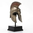 thumbnail image 3 of Veronese Design Spartan Hoplite Helmet Cold Cast Resin Bronze Finish Sculpture 8 1/4 In, 3 of 5