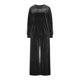 thumbnail image 2 of TaTaai Women Casual Loose Fit Velvet Set Round Neck Long Sleeve Pullover Top and Full Length Trousers Soft Comfy Daily Wear Two Piece Gift, 2 of 8