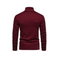 thumbnail image 3 of DYMADE Men Winter Basic Solid Long Sleeve Turtleneck Slim Fit Pullover T-Shirt, 3 of 3