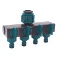 thumbnail image 3 of Garden Watering Lawn Maintenance European Style Faucet One-in And Four Out Diver, 3 of 5