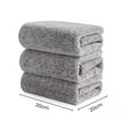 thumbnail image 6 of Pebbuoy 5 Pcs Bamboo Fiber Rag Super Water Absorbent Thickened Lint Free Soft Tear-resistant Oil-proof Dish Washing Pads Kitchen Towels, 6 of 7