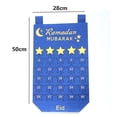 thumbnail image 2 of Decoraciones De Ramadán Para Regalos Para Niños Calendario De Adviento 30 Días Colgante Fieltro Cuenta Regresiva Ramadán Kareem Eid Musulmán Eid Mubarak Decoración, 2-púrpura,, 2 of 3
