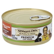 Newman's Own Chicken & Salmon Formula Wet Cat Food Case of 24