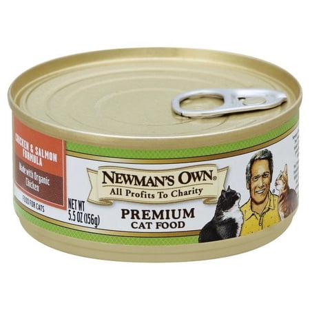 Newman's Own Chicken & Salmon Formula Wet Cat Food Case of 24