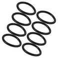 thumbnail image 2 of Miangastore 8pcs Car Bumper Quick Release Fasteners Rubber O-Rings Automotive Bumper Retainer Bands For Car Modification Suitable For Various Car Models, 2 of 8