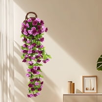 Specollect Roses Hanging Flowers Artificial Plants Rose Vine Flower for Home Room Garden Wedding Indoor Outdoor Decoration
