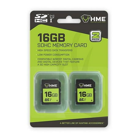UPC: 0888151020470 | HME Products HME-16GB2PK 16GB SD Memory Cards SDHC for Trail Camera 2-Pack